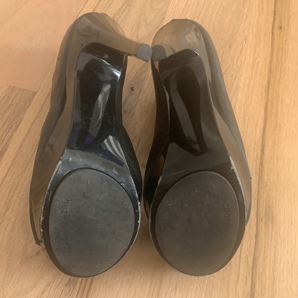 BCBGMAXAZRIA Black Platform Booties - Picture 6 of 7